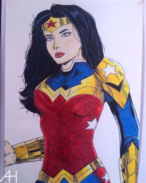 Wonder Woman Pencil Drawing Bestpencildrawing