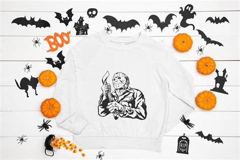 Spooky Horror Halloween Bundle Chibi Svgs Of Iconic Etsy