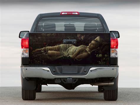 Sexy Girl Tailgate Vinyl Wrap Full Color Graphics Truck Decal Etsy