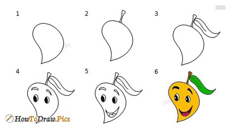 Indian mango tree by inspirethem on deviantart. How To Draw Mango Pictures | Mango Step by Step Drawing ...
