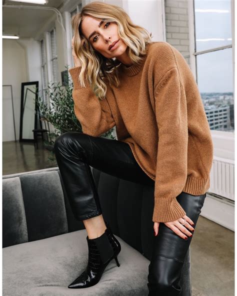 ANINE BING On Instagram Leather Pants Can Be Casual Mix Them With A