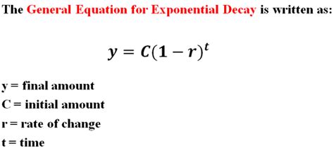 Exponential Decay Equation Diy Projects