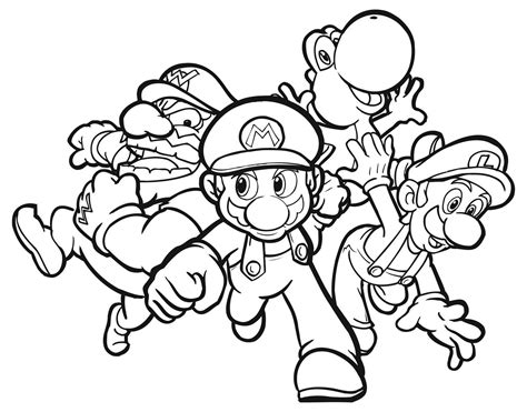 Free Printable Coloring Pages - Cool Coloring Pages: Super Mario ...