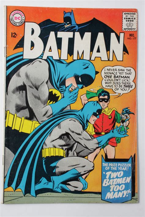 Vintage 1965 Batman Issue 177 Dc Comic Book Pristine Auction