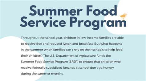 Summer Food Service Program Arizona Department Of Economic Security