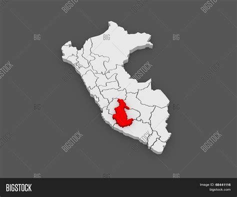 Map Ayacucho Peru 3d Image And Photo Free Trial Bigstock