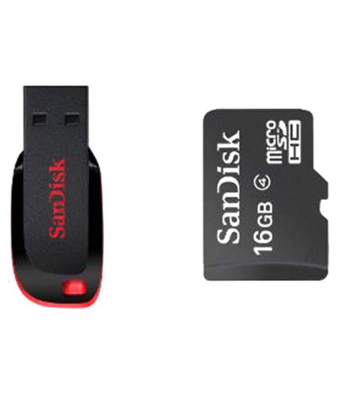 Sandisk 4gb 8gb 16gb 32gb sd sdhc standard class 4 ultra memory card c4 genuine. Sandisk 8 Gb Class 4 Micro Sd Memory Card With 16 Gb Class 4 Sandisk Regular Pen Drive -grey ...