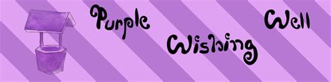 Purple Wishing Well By Purplewishingwell On Etsy