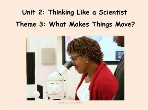 PPT Unit Thinking Like A Scientist PowerPoint Presentation Free