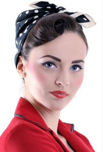 Vintage Pin Up Hairstyles For Women Pretty Designs