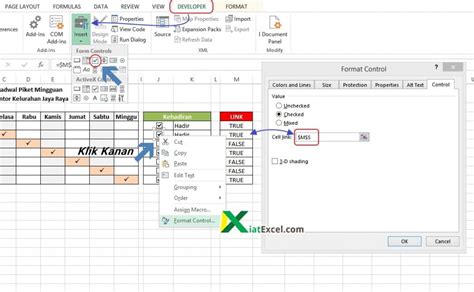 Begini Cara Gunakan Tanda Centang Di Excel Kiatexcel Com
