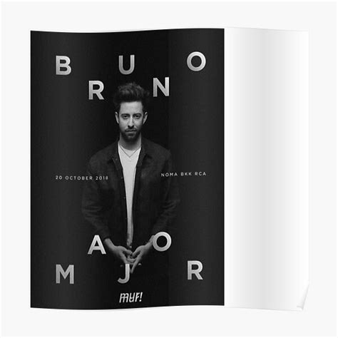 Bruno Major Posters Redbubble