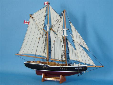 Wooden Bluenose Model Sailboat Decoration 17 842010102011 Ebay