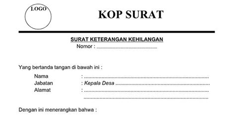 Pada kesempatan kali ini, kita akan membahas contoh surat pengadaan barang. Contoh Surat Pernyataan Penghilangan Barang - 16 Contoh ...