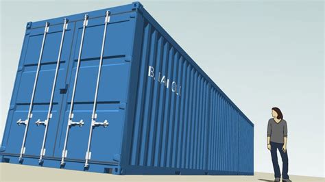Amenagement Container Sketchup