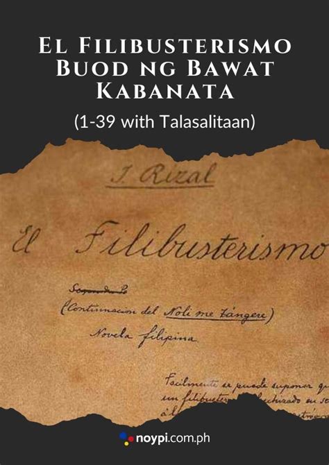 Mga Buod Ng El Filibusterismo Kabanata 1 10 Mobile Legends