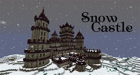 Minecraft Timelapse Snow Castle Minecraft Map
