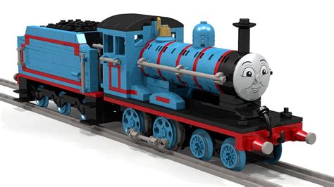 Edward the blue engine is an anthropomorthic steam locomotive with a licence to kill. LEGO Models - Edward the Blue Engine | LEGO model of ...