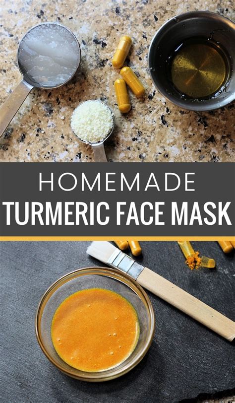 Homemade Turmeric Face Mask Recipe