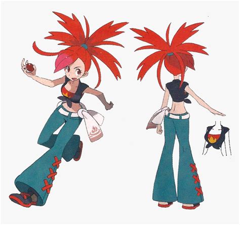 Pokemon Flannery Concept Art Hd Png Download Kindpng