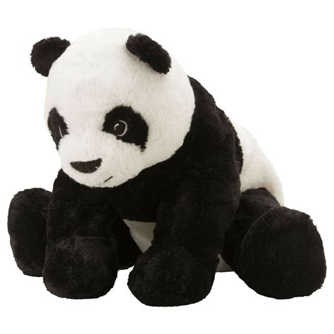 Ikea Toys Sitting Wildlife Panda Teddy Bear Soft Plush Cuddly Etsy