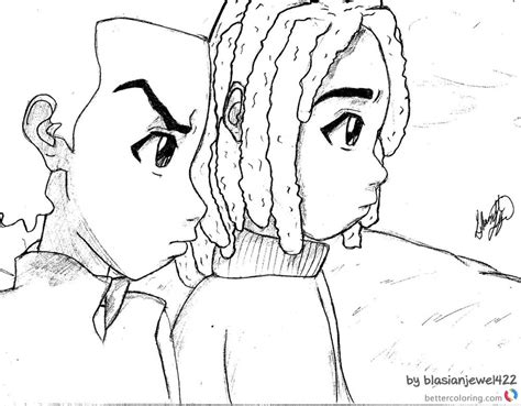 26 Best Ideas For Coloring Boondocks Coloring Pages Huey