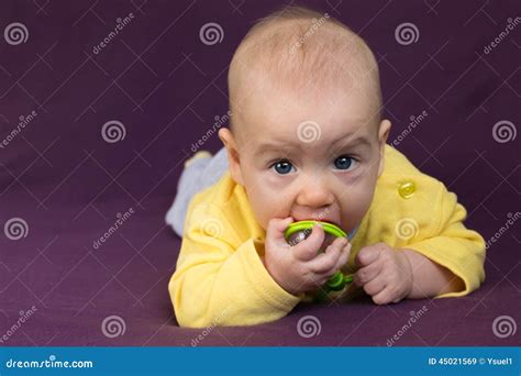 Biting Baby Stock Image Image Of Baby Care Cute Healthy 45021569