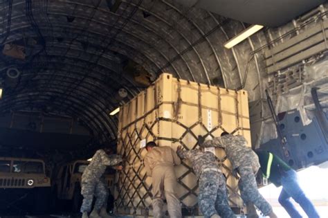 1st armored division combat aviation brigade loads up for mission to africa article the