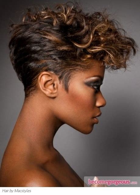 Funky Short Curly Hairstyles