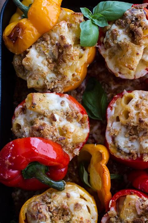 My version takes it to the next level with the addition of broccoli and ground turkey. Mini Italian Meatball Mac and Cheese Stuffed Peppers ...