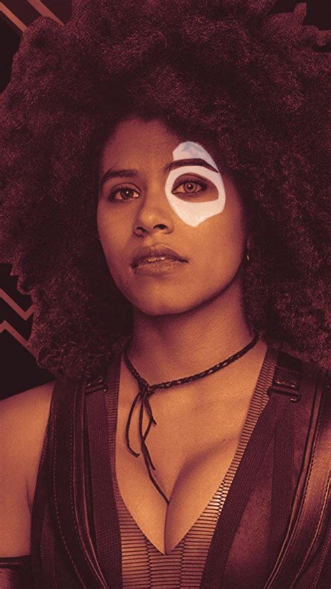 Zazie Beetz As Domino In Deadpool 2 4k Ultra Hd Mobile Wallpaper Deadpool Character Domino