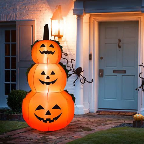 It is up to you to decide whether to pull down the entire strip or just focus on the patch that's lost its stickiness. Giantex Halloween 6FT Inflatable Stacked Pumpkins With LED ...