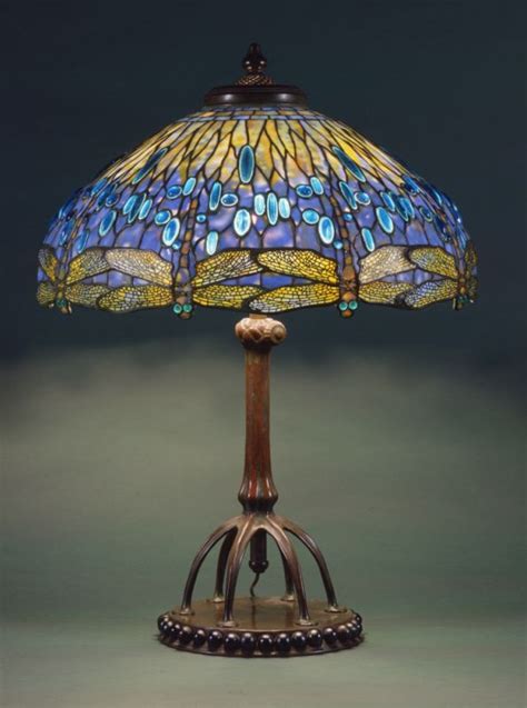 Dragonfly Table Lamp Tiffany Studiosnew York Usa Designer Clara