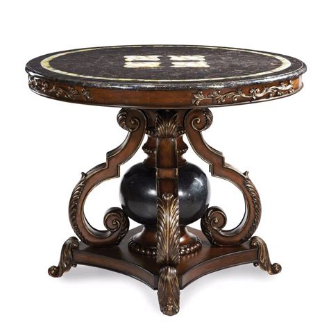 Michael Amini Collection Round Center Foyer Room Table