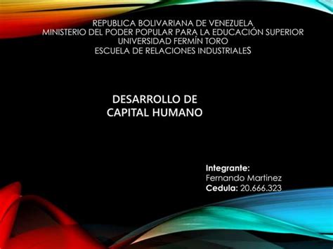 Mapa Conceptual Capital Humano