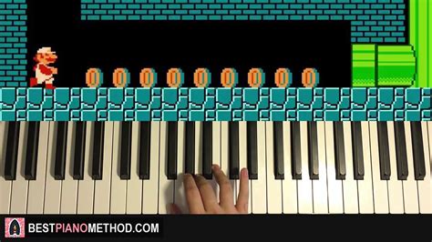 How To Play Super Mario Bros Underground Theme Piano Tutorial