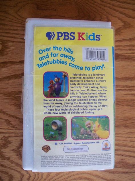 Vintage Teletubbies Vhs Tape Go Exercise With The Teletubbies Tested