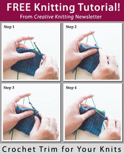 Free Knitting Tutorial From Creative Knitting Newsletter Tutorial