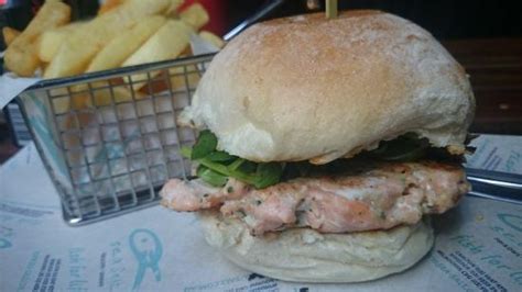 Salmon Burger Picture Of Sea Salt On Degraves Melbourne Tripadvisor