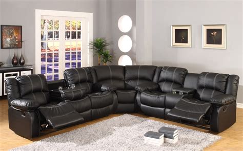 Reclining chairs are not as susceptible to damage as the larger, heavier motion sofas and sectionals. Black Faux Leather Reclining Motion Sectional Sofa w ...