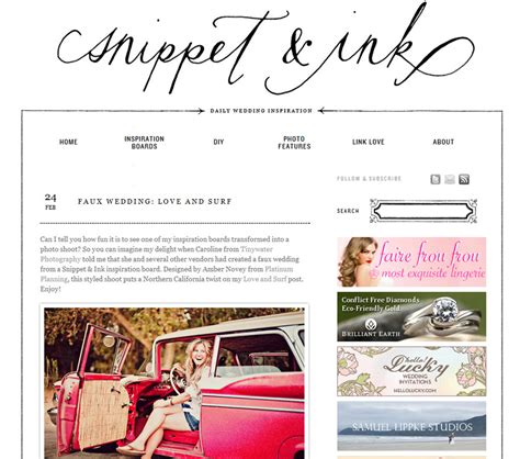 Featured Love And Surf On Snippet And Ink