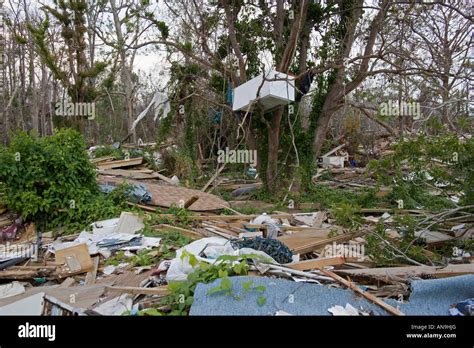 Damage Caused By Hurricane Katrina Waveland Mississippi Stock Photo Alamy