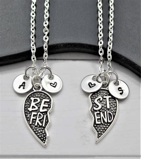 Best Friend Necklaces For 2 Matching Friendship Necklaces Etsy Australia