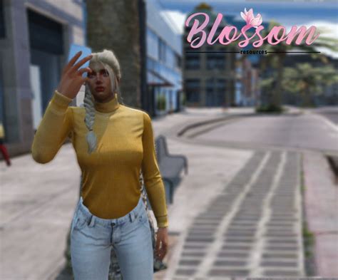 Blossom Sweater Turtleneck Mp Female Gta Mod Grand Theft Auto