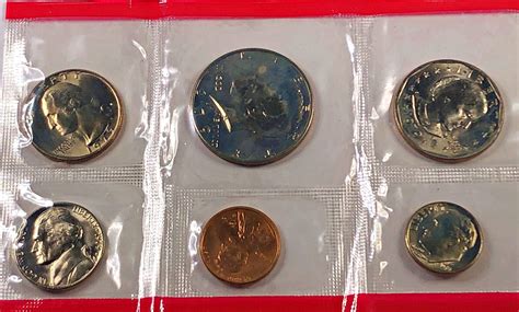 1979 Denver Mint Uncirculated Coin Setin Original Cellophane Packet