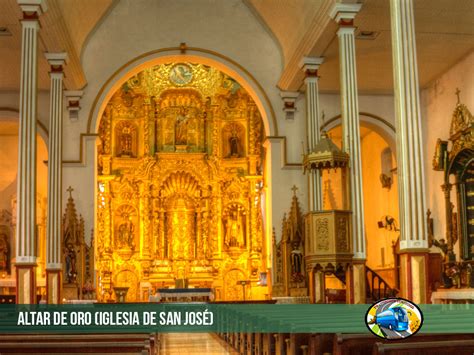 Altar De Oro Iglesia De San José Transporte Turístico Panamá Pty