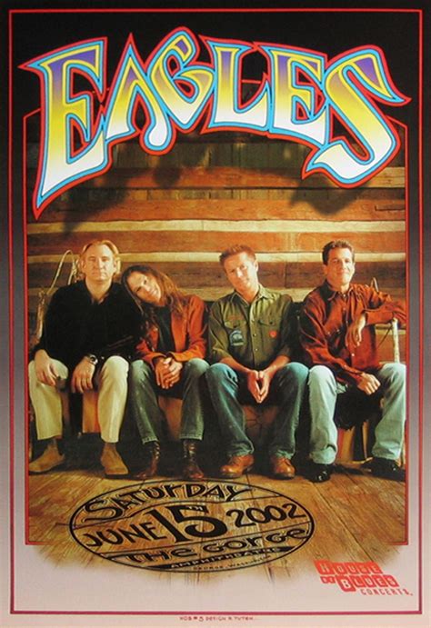 Eagles Band Vintage Concert Posters Eagles Music Rock Band Posters