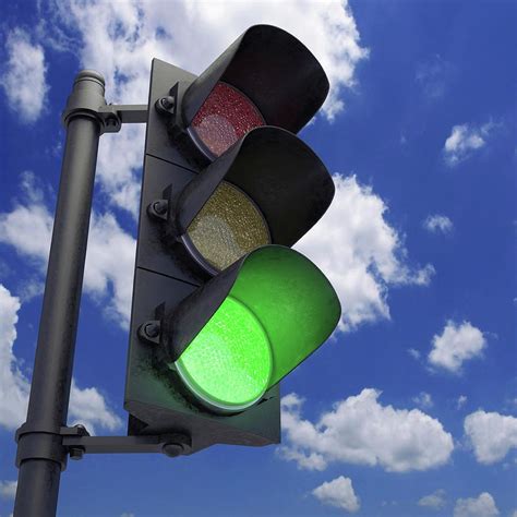 Green Traffic Light Photograph By Ktsdesign Science Photo Library