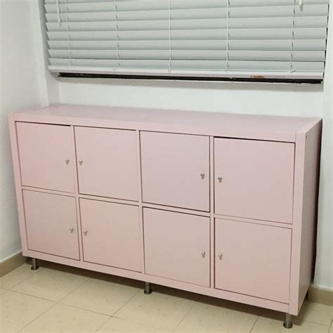 Ikea Storage Cabinet With Doors And Legs 147x39x85 Cm Furniture And Home