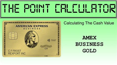 But is it worth the annual fee? AMEX Business Gold Card Cash Value Calculator - YouTube